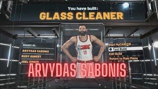 NBA 2K22 Arvydas Sabonis Current Gen Build  Best center build  2K Legends of the game build [upl. by Anomis112]