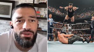 Roman Reigns REACTS to Seth Rollins Being INJURED After Bronson Reeds Tsunami Attack [upl. by Elmer772]