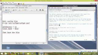 FTPVSFTPD Server Configuration in RHEL6 [upl. by Sonstrom]