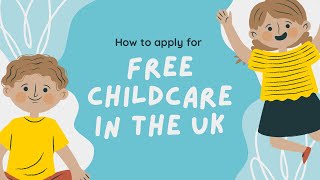 how to apply for free childcare in the UK HD 1080p [upl. by Aelyk775]