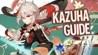 Updated 45 Kazuha Guide – New Teams Playstyles Builds Constellations  Genshin Impact 45 [upl. by Banwell]