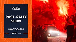 PostRally Show  WRC Rallye MonteCarlo 2024 [upl. by Nierman]