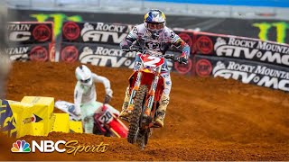 Supercross Round 5 450SX Highlights  Detroit MI Ford Field  Feb 3 2024 [upl. by Needan]