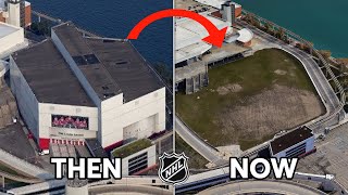 Demolished NHL Arenas Then and Now  TFC Stadiums [upl. by Seiuqram]