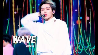 4K 191210 WAVE ATEEZ 최산 직캠 SAN FANCAM [upl. by Suired107]