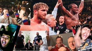 KSI Wins the fight and everyone goes NUTS [upl. by Lexine991]