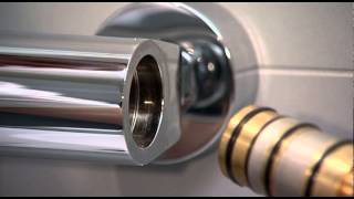 Exposed shower valve  Thermostatic cartridge maintenance replacement and calibration [upl. by Felton]