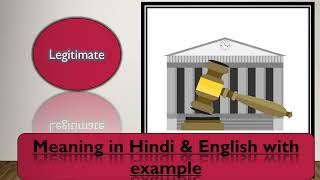 legitimate meaning legitimate meaning in Hindi legitimate meaning in English legitimate means kya [upl. by Natasha]