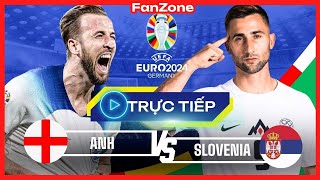 Trực tiếp Euro 2024 Anh vs Slovenia  Trực tiếp từ fanzone [upl. by Archibald203]