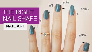 How to Choose the Right Nail Shape for Your Fingers [upl. by Hennessey]