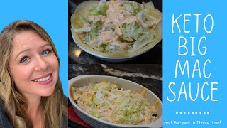 KETO Big Mac Sauce  Big Mac in a Bowl  KETO Big Mac Casserole  Lets Throw this on Everything [upl. by Philcox293]