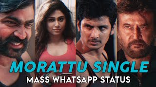 Morattu Single Whatsapp Status Tamil  Mass status  Spyder Vibes [upl. by Willett]