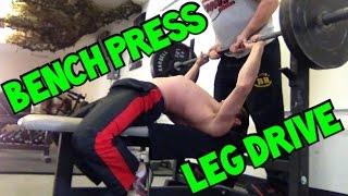 How To Use leg drive during the Bench Press [upl. by Irina293]