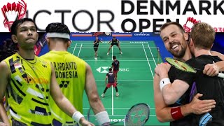 AlfianArdianto INA VS AstrupRasmussen DEN  Semifnal Victor Denmark Open 2024 [upl. by Philbrook]