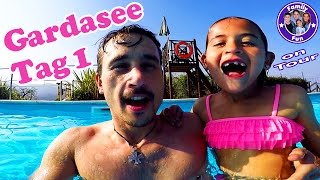 CAMPINGURLAUB am Gardasee Italien  Vlog Teil1  FAMILY FUN ON TOUR [upl. by Ginsburg77]