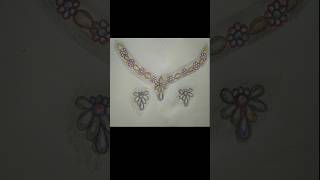 simple necklace design necklacedesign jewellerydesign ornamentdesign jewellery necklace [upl. by Nirot]