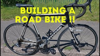 Cannondale Cheap Road Bike Build touring daily work horse [upl. by Freytag]