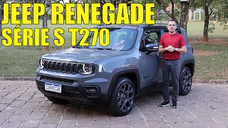 Avaliação Jeep Renegade Série S T270 4x4 2022  Versão topo de linha [upl. by Alah]