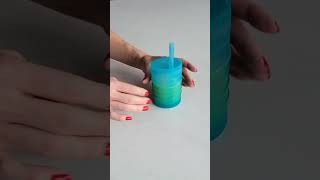 Check out all the unique features weve designed for the Silicone Straw Cup with Lid [upl. by Nerval65]