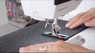 Tutorial how to sew buttonholes with the BERNINA presser feet no 3 3A 3B and 3C [upl. by Goulder]