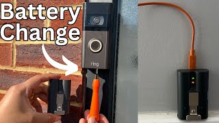 How To Replace amp Charge Ring Doorbell Battery  Ring Doorbell Battery Replacement [upl. by Adriane]