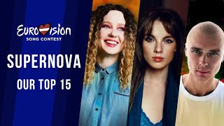 🇱🇻 Supernova 2024 Latvia  OUR TOP 15  Eurovision 2024 [upl. by Adiela651]