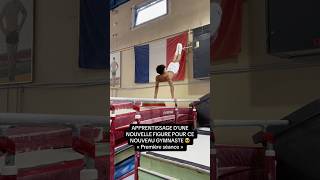 Apprentissage d’une nouvelle figure en gymnastique pour Maël 😎 Première séance 👏🏼 [upl. by Bravar303]