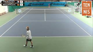 TREBUCHET FRA vs MAJDANDZIC GER  Open Super 12 Auray Tennis  Court 3 [upl. by Yort]