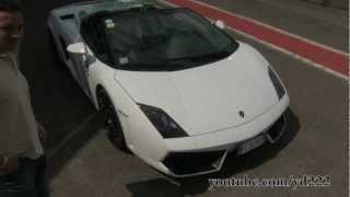 Lamborghini Gallardo LP5502 Spyder on the track at SpaFrancorchamps [upl. by Lister]