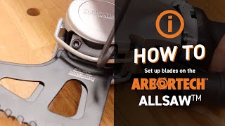 How to set up AS175 Allsaw blades  Brick and Mortar Removal  Arbortech Tools [upl. by Caras]