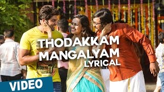 Thodakkam Mangalyam Song with Lyrics  Bangalore Naatkal  Arya  Bobby Simha  Gopi Sunder [upl. by Evelyn997]