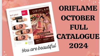 Oriflame October full catalogue 2024 preview [upl. by Yentirb612]