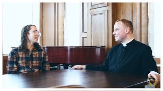 Protestant Interviews Catholic Priest Cantius Part 2 [upl. by Urbai517]