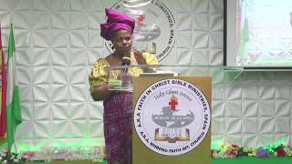 FCBM Global Outreach  SUNDAY SERVICE  Topic BENEFITS OF THANKSGIVING  Rev Mrs Igbinosa [upl. by Bigod]