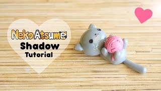 Neko Atsume Shadow amp Yarn│Polymer Clay Tutorial [upl. by Ydarb336]