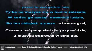 Popek amp Matheo  Wodospady Karaoke Podkład Lyrics [upl. by Llebyram]