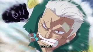 One Piece Episode 624 Smoker Vs Doflamingo Full Fight HD [upl. by Elinad]