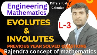 Evolutes and Involutes  Center of Curvature  Radius of Curvature  Engineering mathematics  BSc [upl. by Ziladnerb]