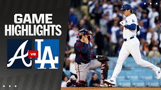 Braves vs Dodgers Game Highlights 5424  MLB Highlights [upl. by Ten502]