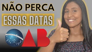 DATAS DE INSCRIÇÃO PROVA DA OAB 2023 [upl. by Harcourt665]