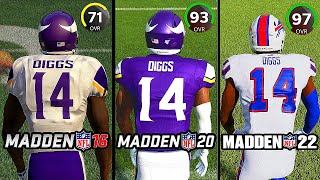 Scoring A Double Move Touchdown With Stefon Diggs In EVERY Madden [upl. by Elconin853]