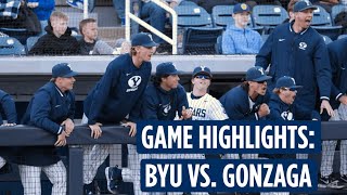 BASEBALL GAME HIGHLIGHTS  BYU vs GONZAGA  Game 3 [upl. by Armmat]