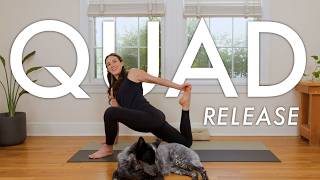 Quad Release  15 minute Yoga Practice [upl. by Ainar]