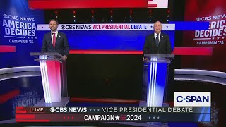 CBS News Vice Presidential Debate Simulcast [upl. by Templeton]