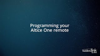 Altice One Remote Pairing [upl. by Orozco]