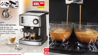 الة صنع القهوة الأكثر مبيعا اسبريسو كابوتشينو cafetière BIM 3 en 1 [upl. by Htidra]