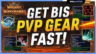 How to Get BiS PvP Gear  Cataclysm Classic Gearing Guide [upl. by Albric]