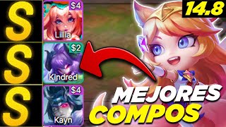 ✅ 7 MEJORES COMPOSICIONES FACILES de TFT SET 11 PARCHE 148 [upl. by Ynafets]