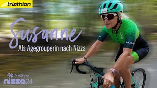 Als Agegrouperin nach Nizza Susannes Traum zum 60 Geburtstag  IronmanWM 2024 [upl. by Jallier]