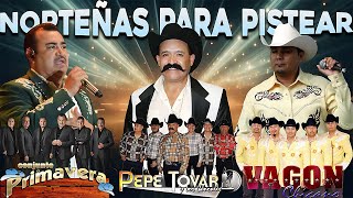 Conjunto Primavera y Vagon Chicano y Pepe Tovar⚡Puras Norteñas Viejitas  Episodio 1 [upl. by Onairpic]